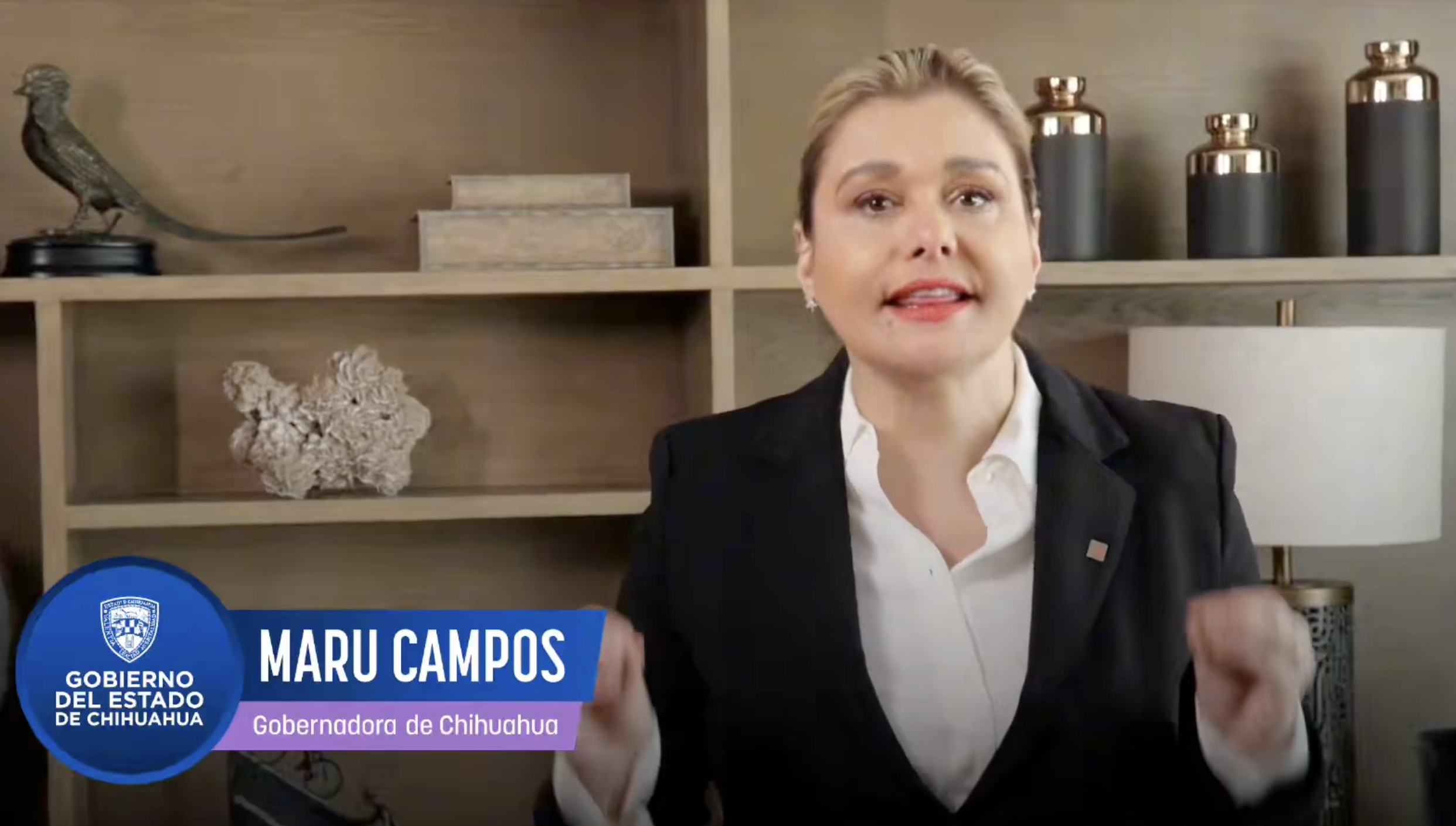 La gobernadora de Chihuahua, María Eugenia Campos se pronunció, tras la detención de César Jáuregui, exfiscal general de Chihuahua.